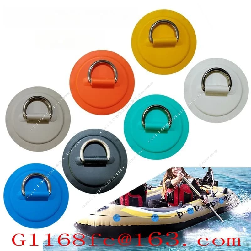 Inflatable Boat Rope Buckle Marine Surfboard Stainless Steel D Buckle SUP Paddle Board Buckle Accessories