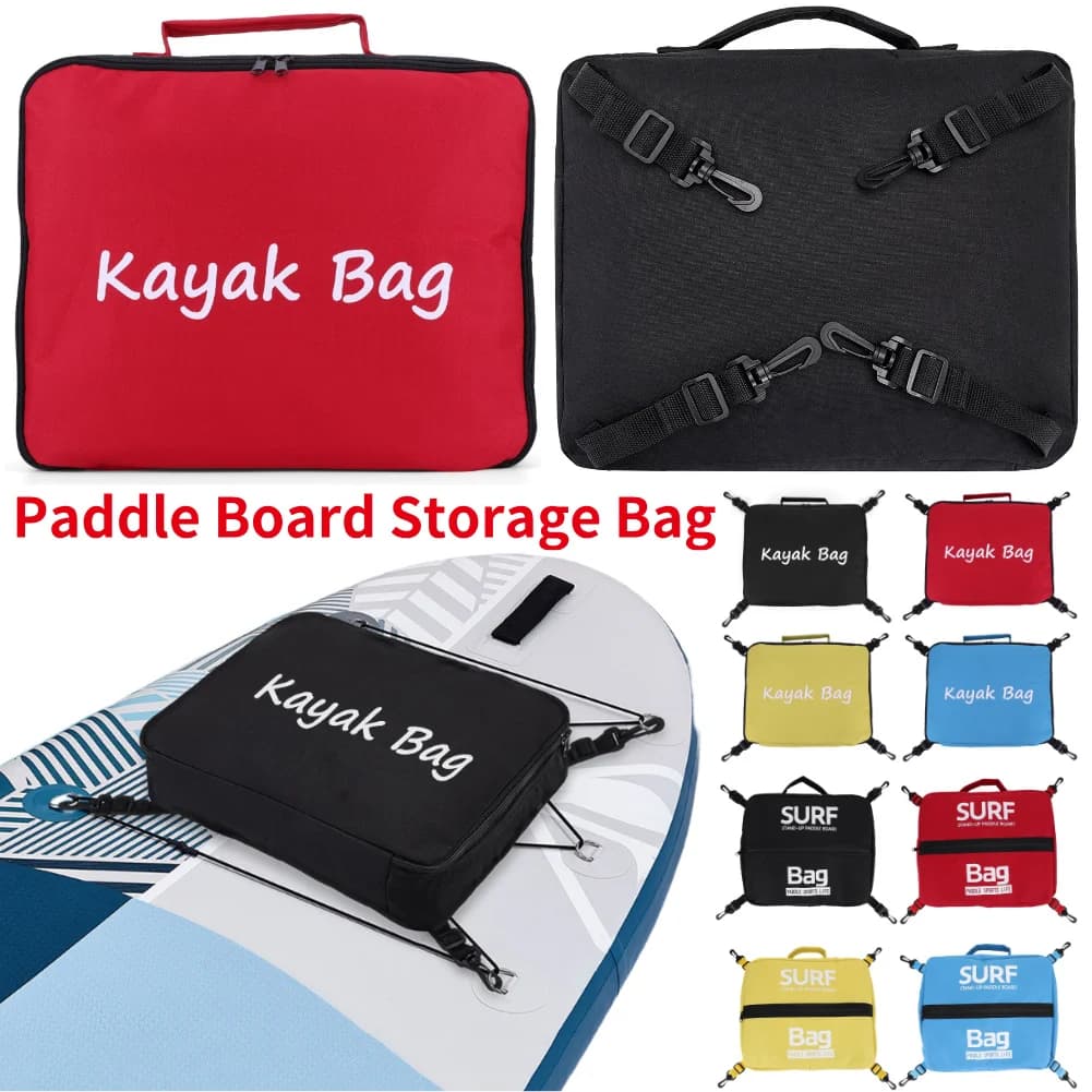 Borsa portaoggetti impermeabile per paddleboard, borsa termica da coperta, borsa porta alimenti con cerniera sigillata regolabile, accessori per kayak