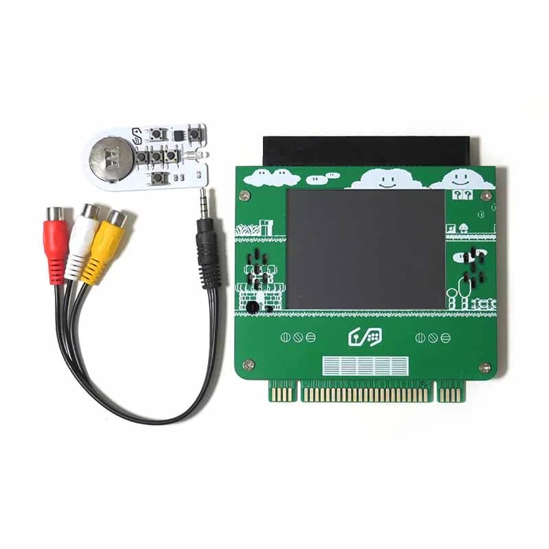 Mini monitor per carte da gioco con schermo SFC/SNES per parte di gioco retrò per computer Super Family