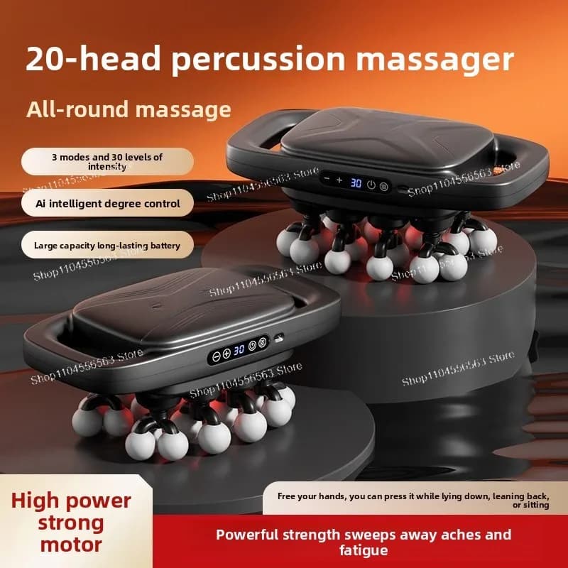 Lazy whole body sixteen or twenty head fascia gun multi-head back massager transmembrane fascia grab