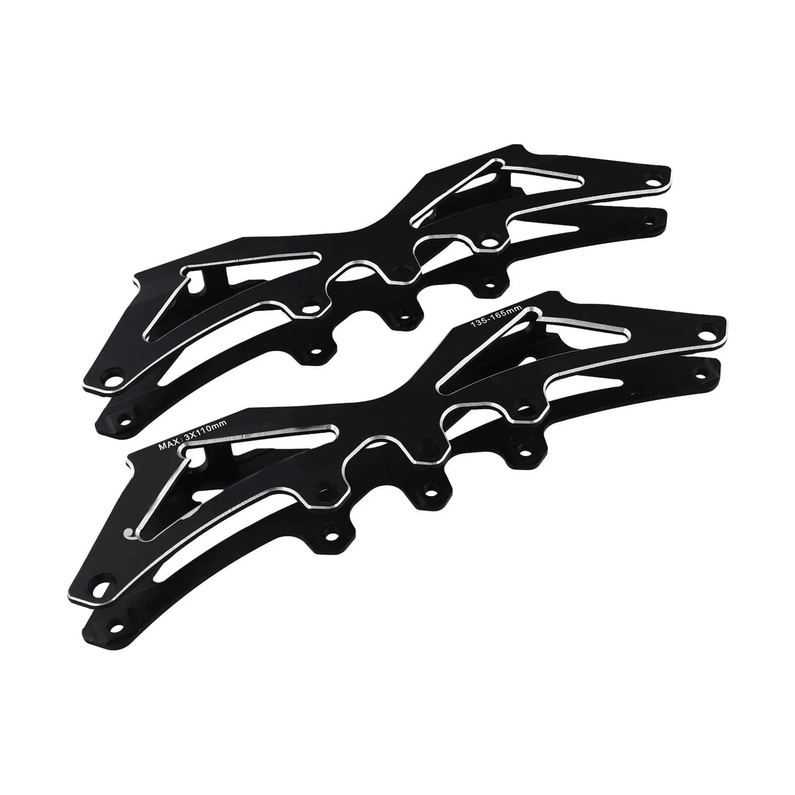 Entertainment Black Wheel Bracket Frame Base Exquisite Design Light Weight Lnline Precise Wear Resistant 3 Wheels 4 Wheel