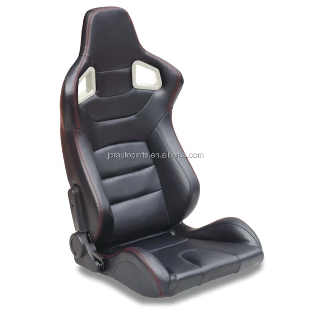 JBR 1041 Sedile da Corsa Universale Regolabile per Auto, Simulatore con Rivestimento in PVC