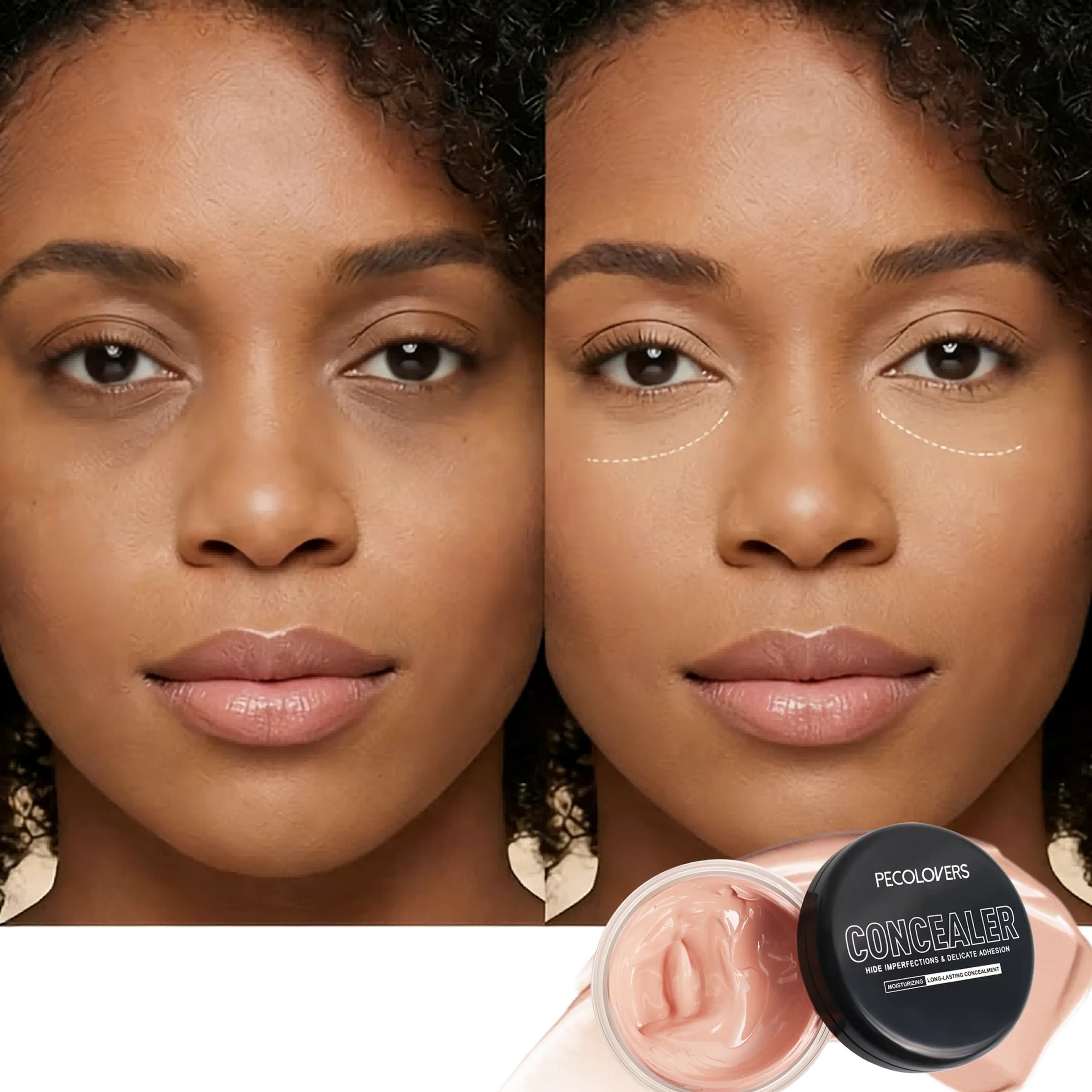 1PC Illuminante per il contorno occhi resistente, nasconde le occhiaie e le imperfezioni per un trucco impeccabile dall'aspetto naturale