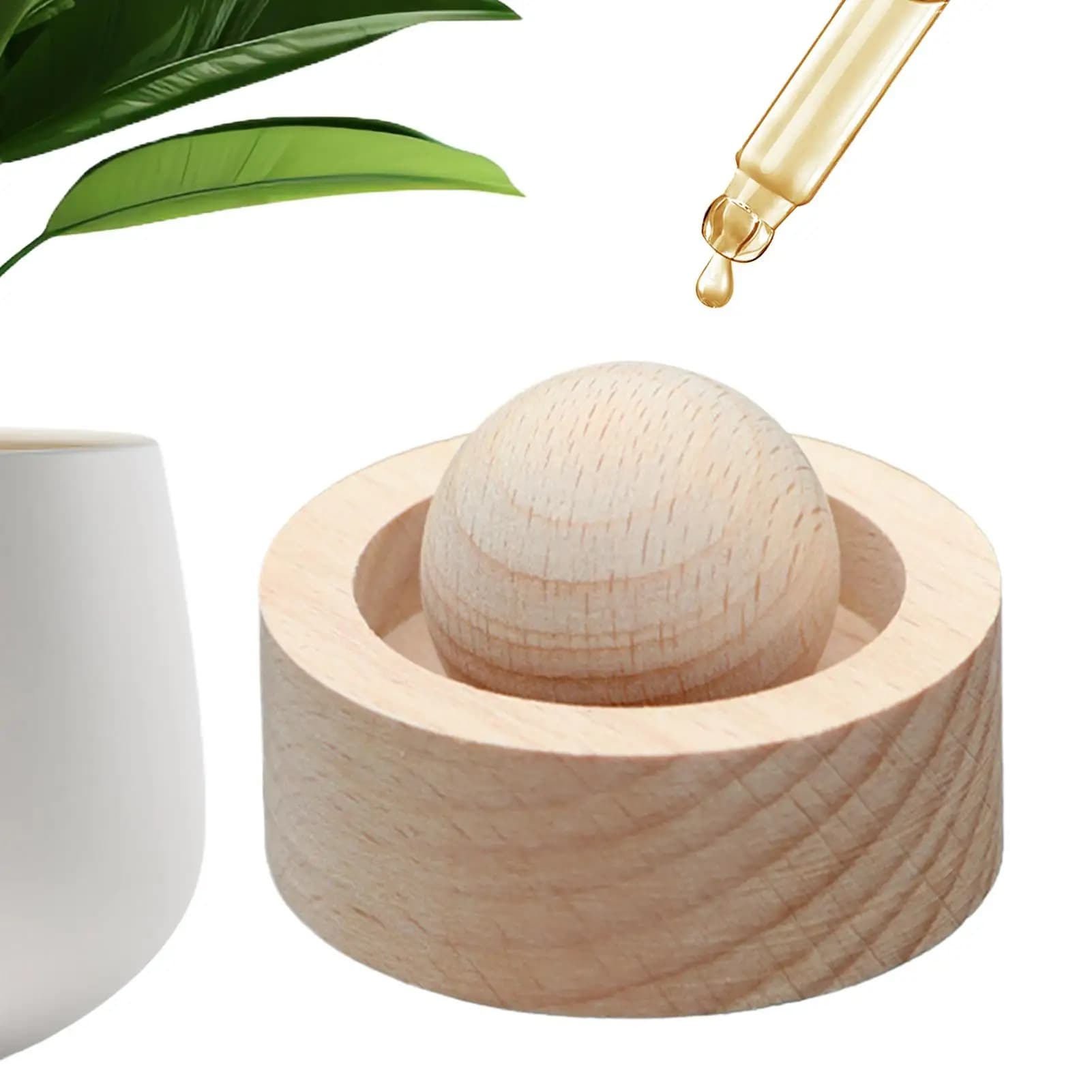 Air Purification Desk Decoration Wooden Diffuser for Car Room Fragrance Diffuser for Office Travelers College Students Dormitory