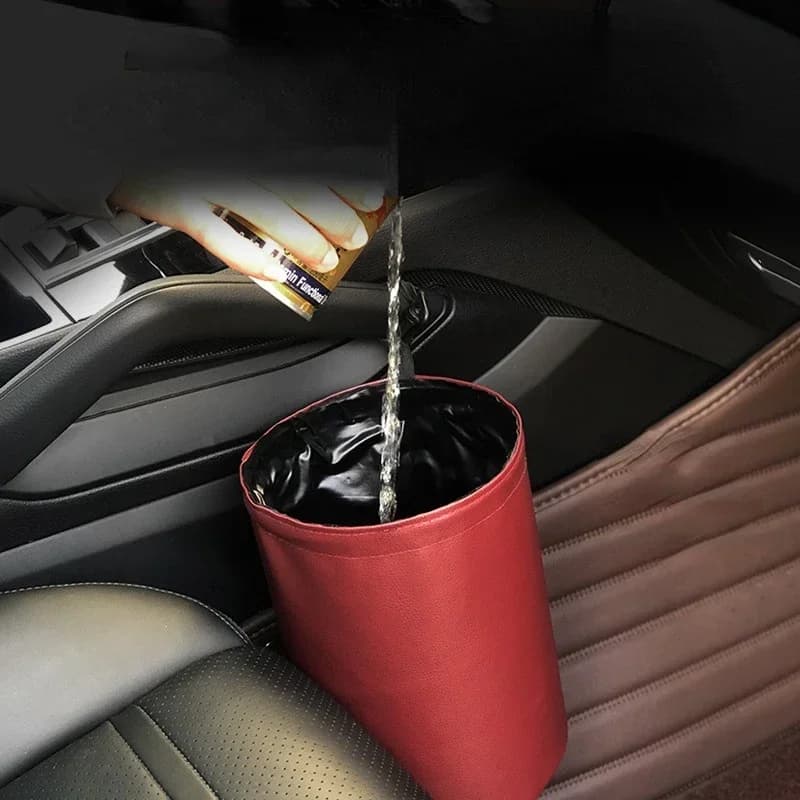 Busket portaoggetti per auto Contenitore per rifiuti interno per portaoggetti per rifiuti Bidone della spazzatura impermeabile Bidone della spazzatura pieghevole