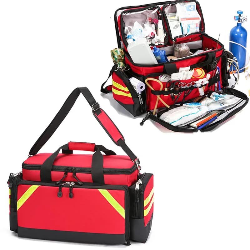 Waterproof Large Capacity First Aid Kits Outdoor 1200D First Aid Shoulder Bag Tear Resistant Oxford Cloth Medical Emergency Kit