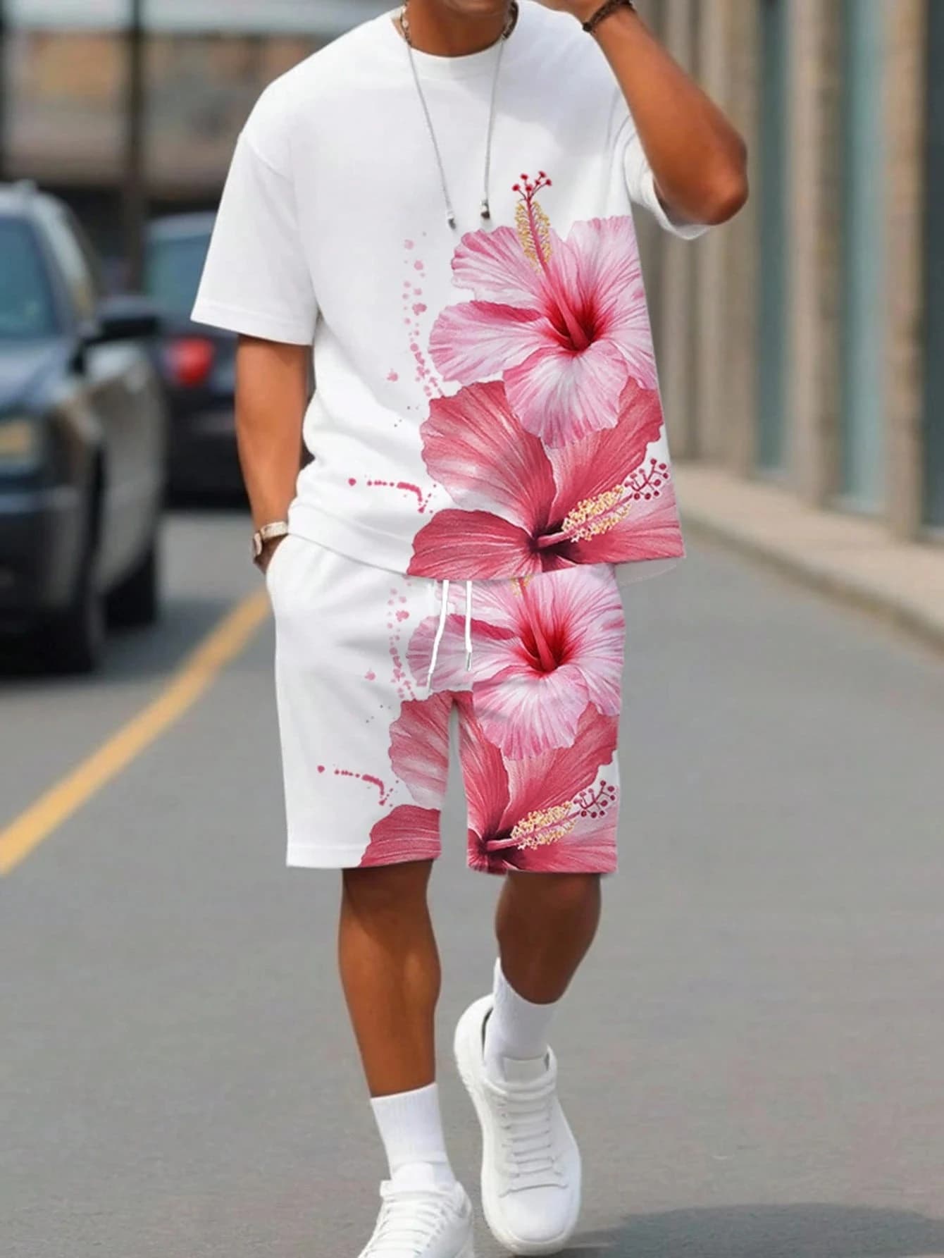 Men'swear 2026: T-shirts and Shorts Minimalists Casual Sporty Sleeves Court, Set 2 Pieces for Holiday