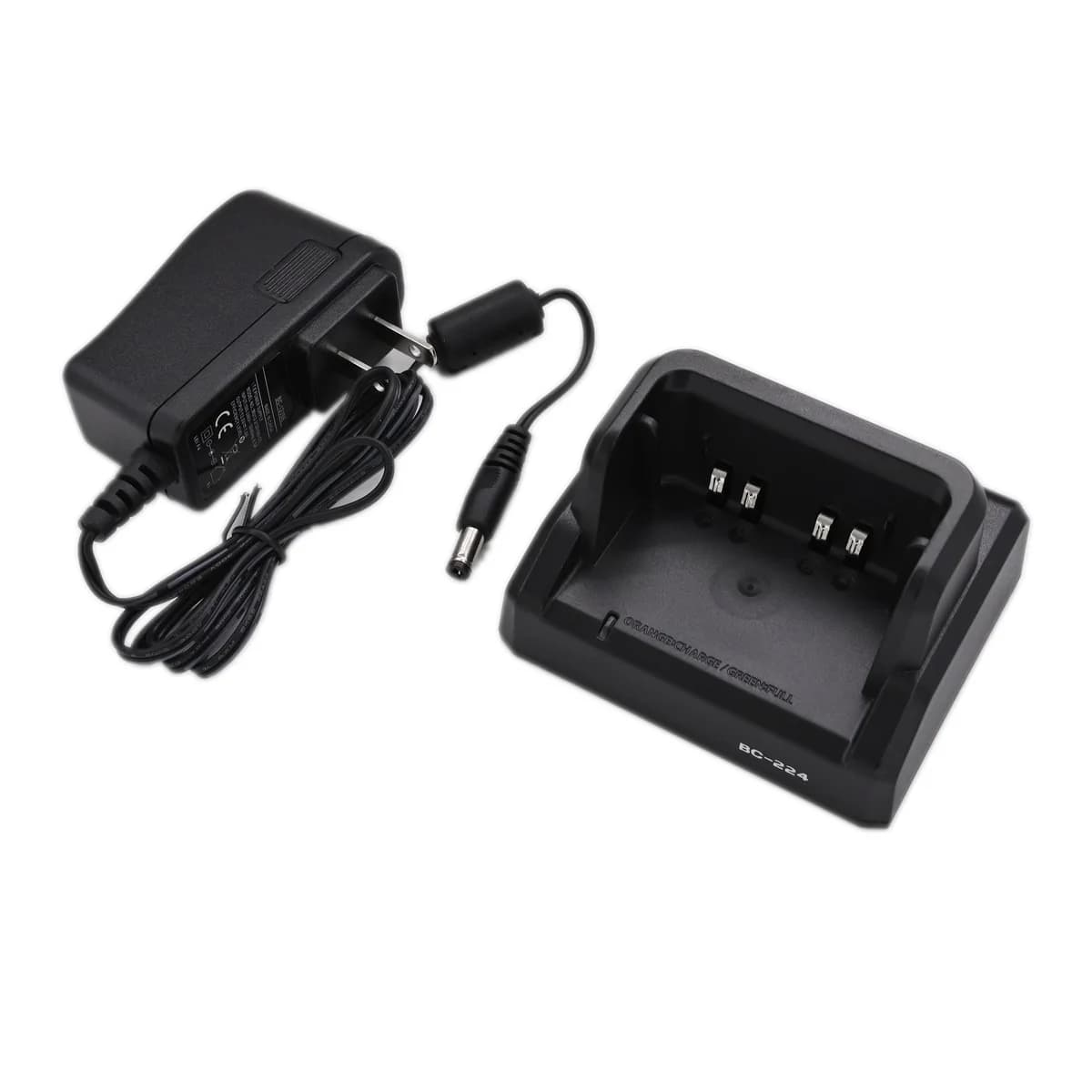 BC-224 table charger and AC adapter 110-240V for two-way radio ICOM A25NE A25CE IC-A25 A25C A25C A25N - Charging accessory