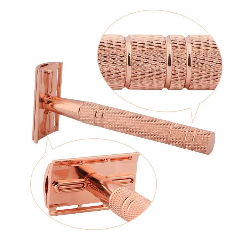 Eco Friendly Reusable Metal Safety Razor Double Edge Blade Smooth Shaving Razor Unisex Daily Beard Hair Removal Grooming Supply