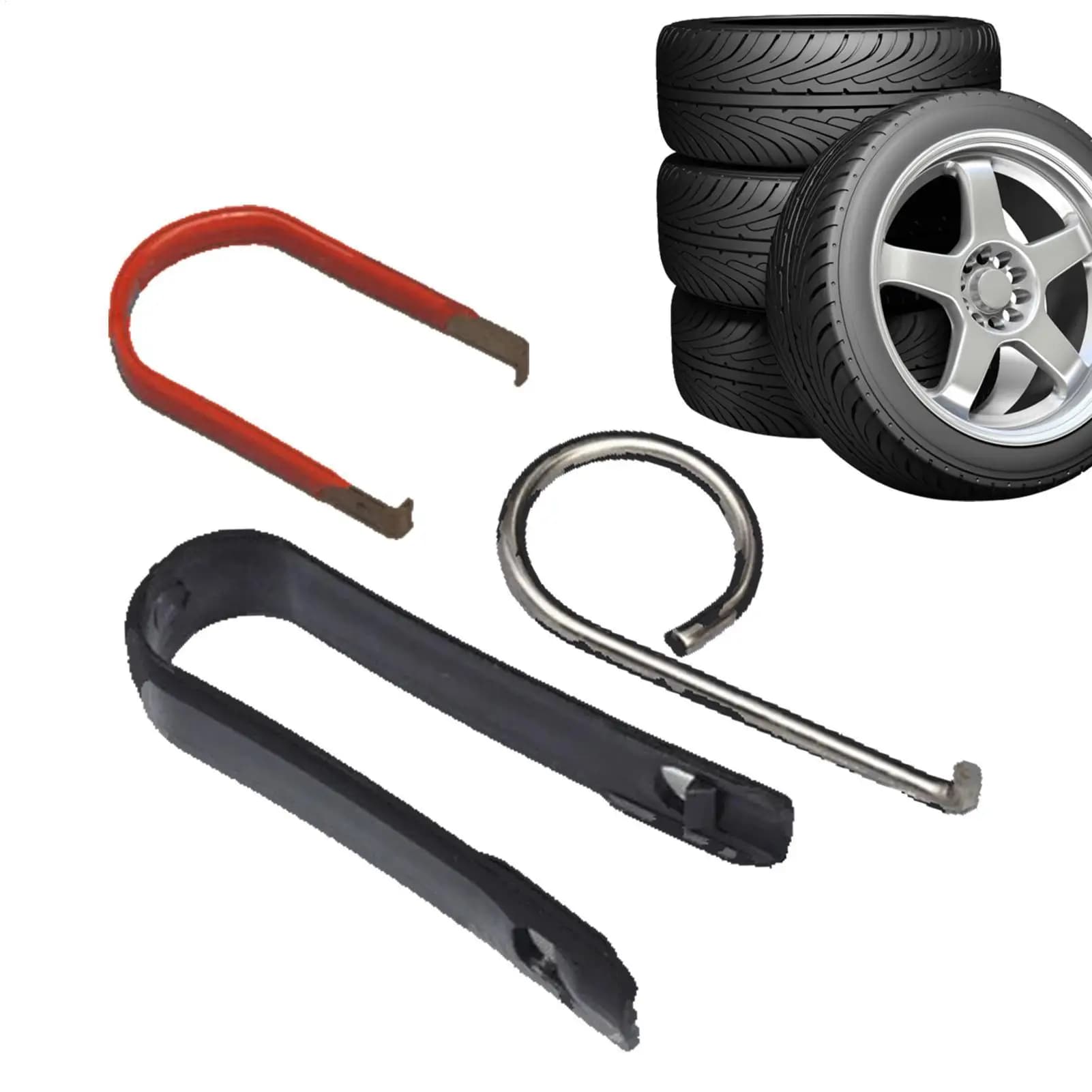 Alloy Wheel Bolt Nut Caps Remover 3 Pieces Tyre Trim Covers Puller Removal Tool Portable Extractor Tweezers Car Repair Accessory