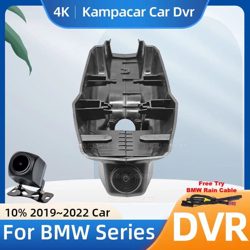 Kampacar BM25-4K 2160P Wifi DashCam Camera Video Recorder For BMW 2 Series 220i Seven-Seat Gran Tourer 2019-2022 10% Car Dvr