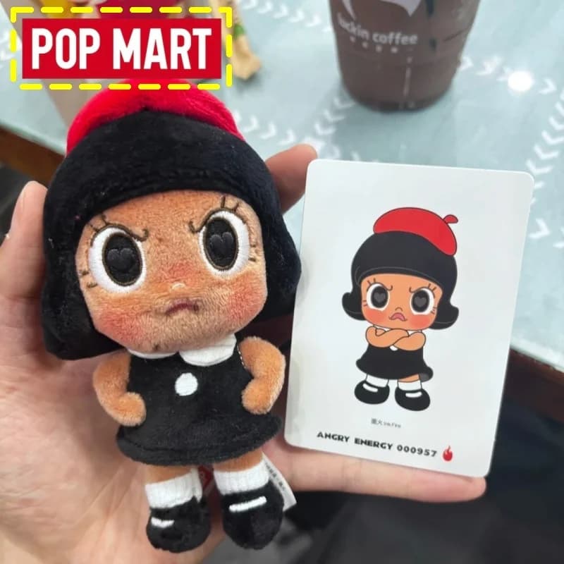 Pop Mart Molly Angry Energy Series Blind Box - Busta a Sorpresa con Statuetta Anime Carina da Collezione, Ornamento da Scrivania, Regalo