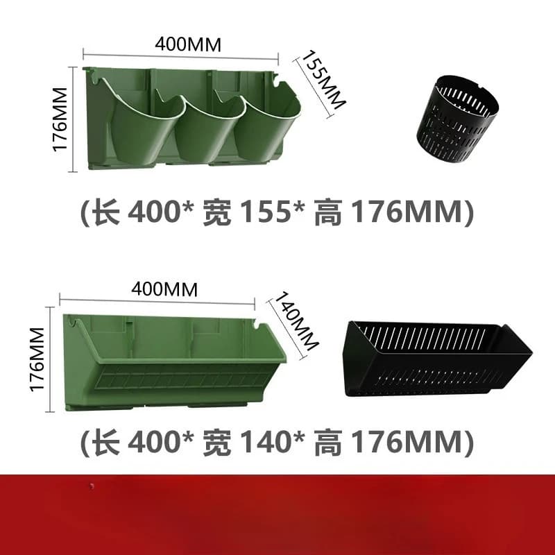 Premium Indoor And Outdoor Plant Wall Flower Pot Container Enclosure Wall Planting Vertical Three-dimensional Greening Planting