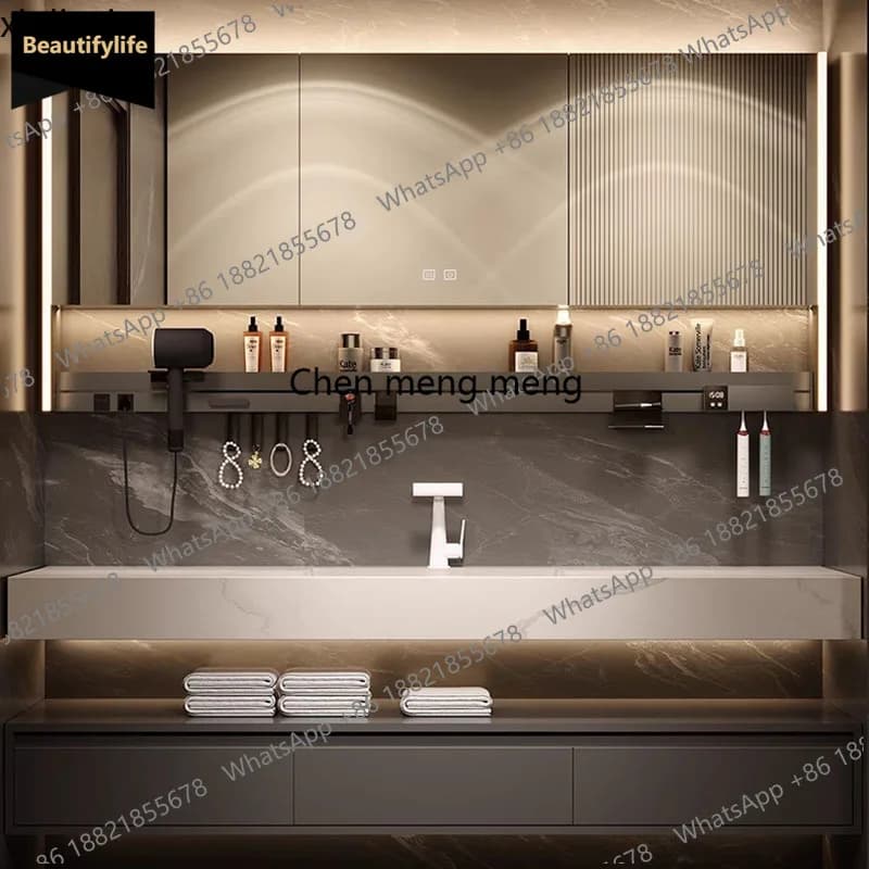 B567 Bagno WC Armadi da bagno Ceramica Vintage Vanity Armadi luminosi Specchi portaoggetti Muebles Para El Hogar Mad Ngal Furn