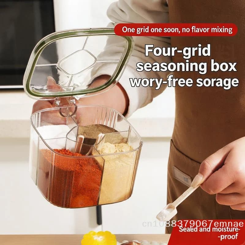 [ZYAS]【xxx】1 Pezzo Contenitore Creativo in Plastica per Spezie, Organizzatore per Barattoli di Condimenti, Bottiglia per Spezie da Campeggio, Set di Utensili da Cucina