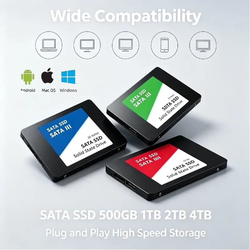 500GB External SSD Ultra Portable USB 3 0 520MB Read Shockproof Metal Casing Solid State Drive For Laptop PC Pro Pocket Core New