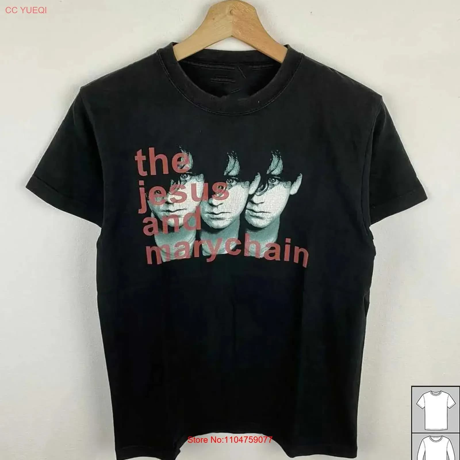 Nuova maglietta popolare The Jesus and Mary Chain per i fan, tutte le taglie, JJ488 vintage, leggermente effetto streetwear, comoda
