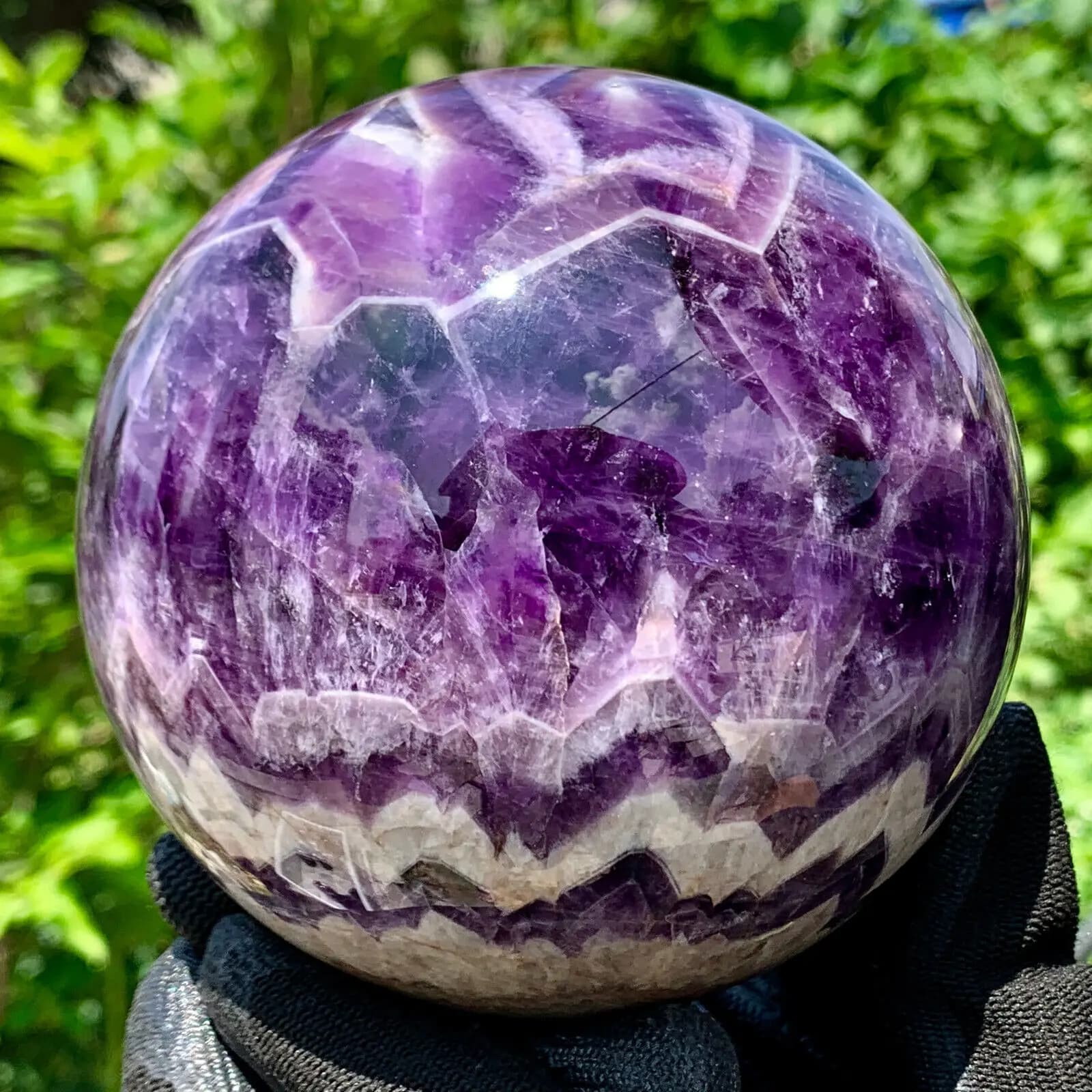 Sfera di cristallo viola da sogno naturale Guarigione dei chakra di cristallo naturale