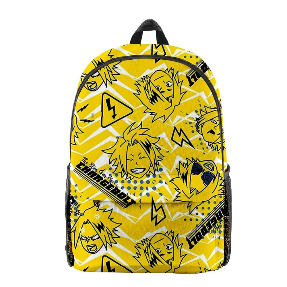 Zaini per notebook con zaino per alunni Denki Kaminari popolari di lusso Zaini da viaggio per ragazzi/ragazze impermeabili con stampa 3D Oxford
