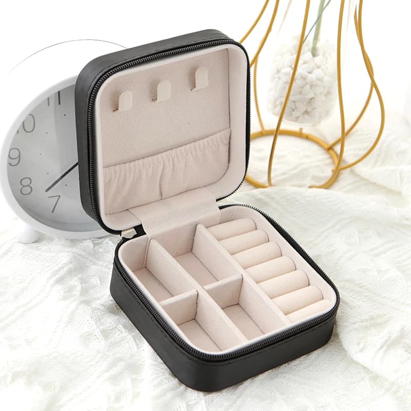 One-piece One-piece One-piece Single-Storey Leather Travel Toys Box Women's Classic Black White Purpose Fashion Pink