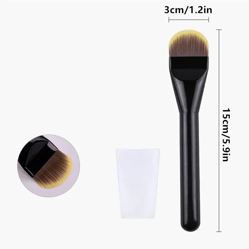 Pennelli per Trucco Professionali, Pennello a Forma di Lingua per Fondotinta Liquido e Correttore, Strumenti di Bellezza per il Viso Femminile