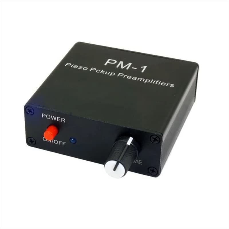 ABKN-DC5V 6.35Mm Chitarra Piezo Contatto Pickup Preamplificatori Per Chitarra Violino Violoncello Kalimba Harps Banjo Mandolino Ukulele
