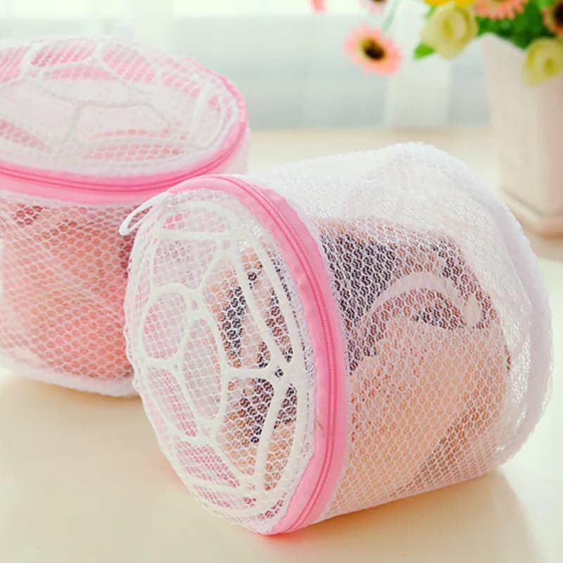 1pc Bra Laundry Bag for Washing Machine,Delicate Mesh Lingerie Protector to Prevent Damage and Tangling with Zipper Closure