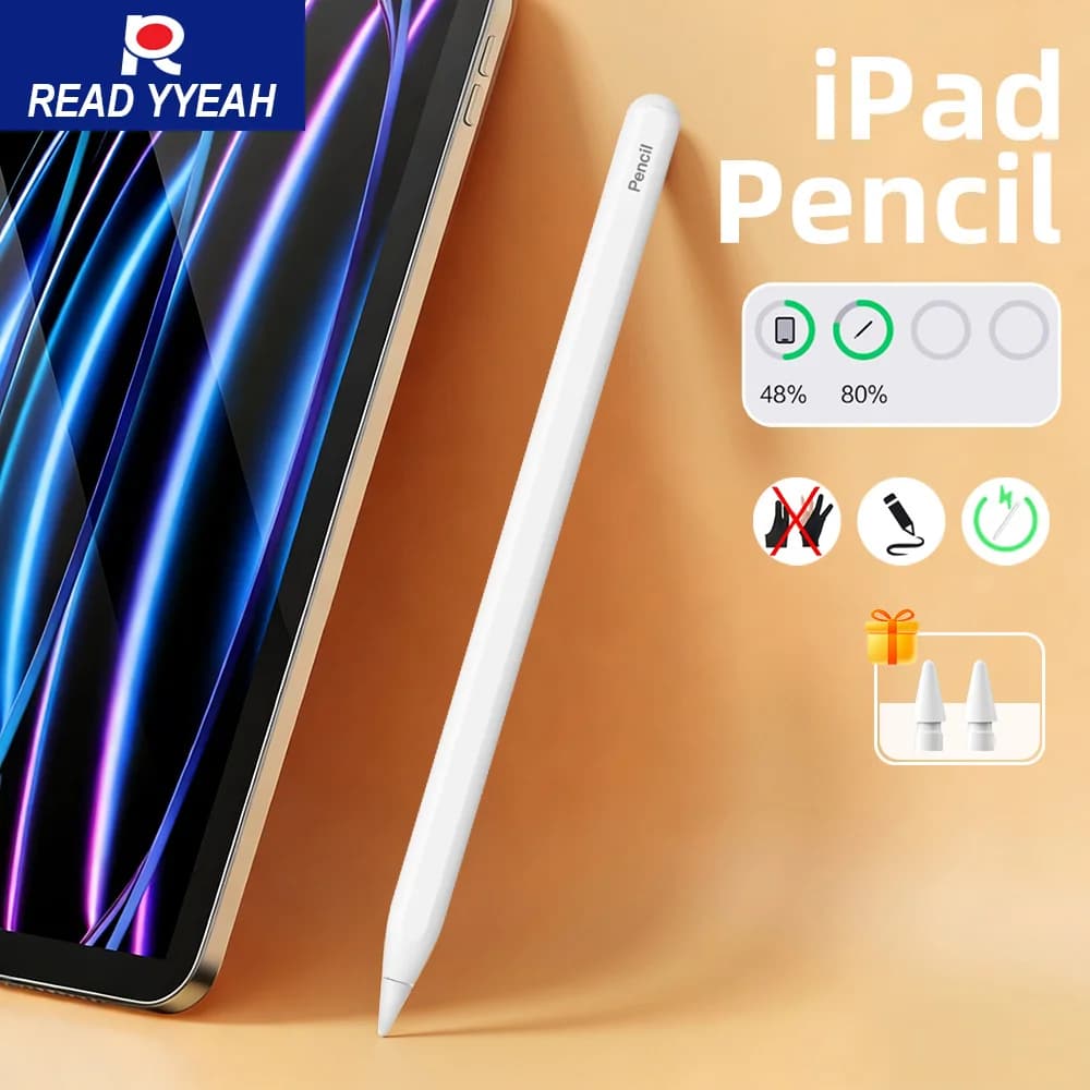 Nuova ricarica wireless per iPad 2018-2025 Air Mini Pro iPad Matita Palm Rejection per matite Apple 2 Disegno Scrittura Penna stilo