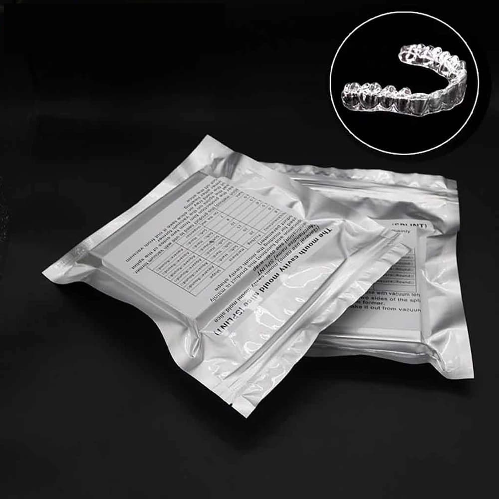 Fogli per Termoformatura Dentale, Lastre per Apparecchi Ortodontici Quadrate Dure e Morbide 0.6/0.8/1.0/1.5mm, Materiali per Termoformatura da Laboratorio