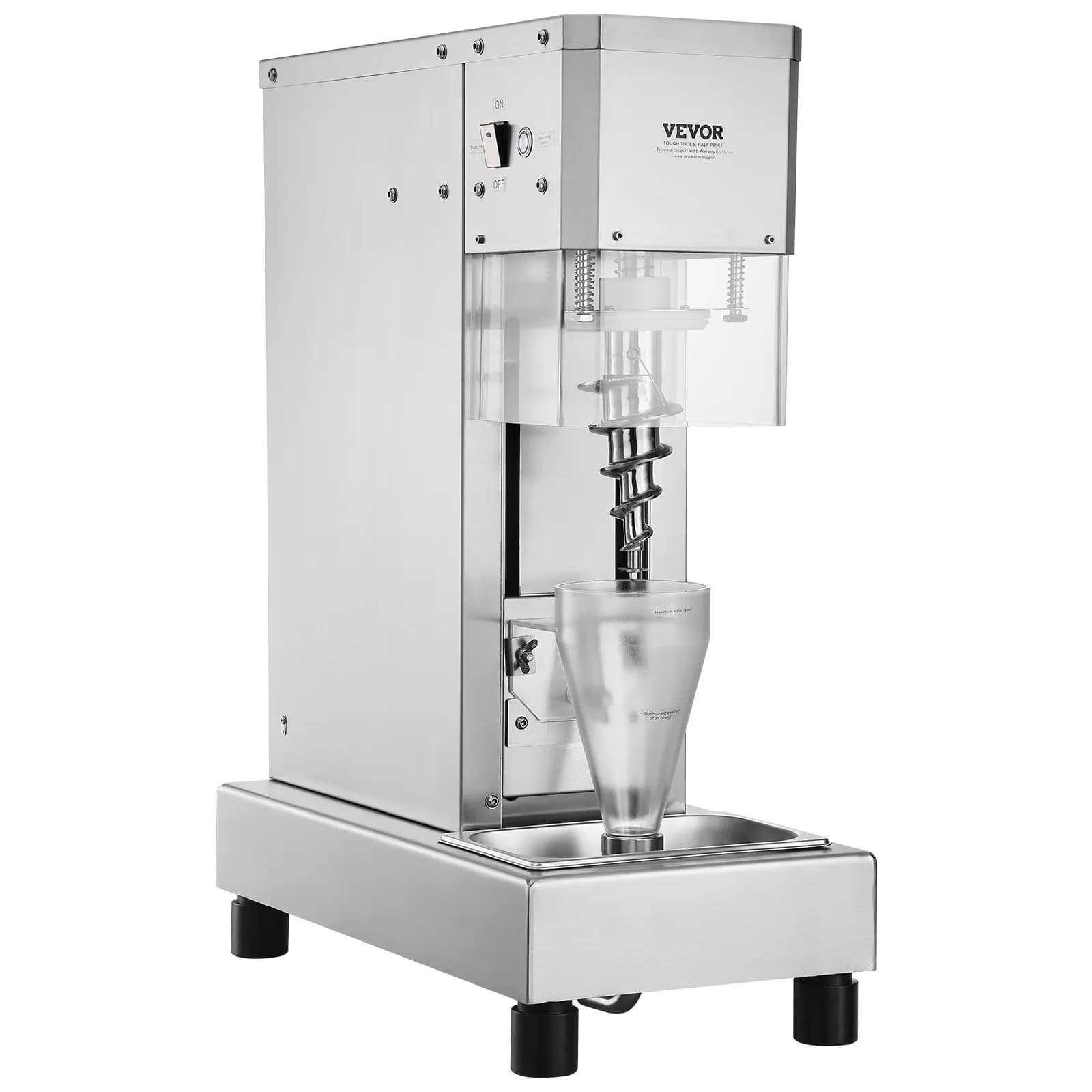Frullatore per gelato 750W Impastatrice per gelato in acciaio inossidabile 304
