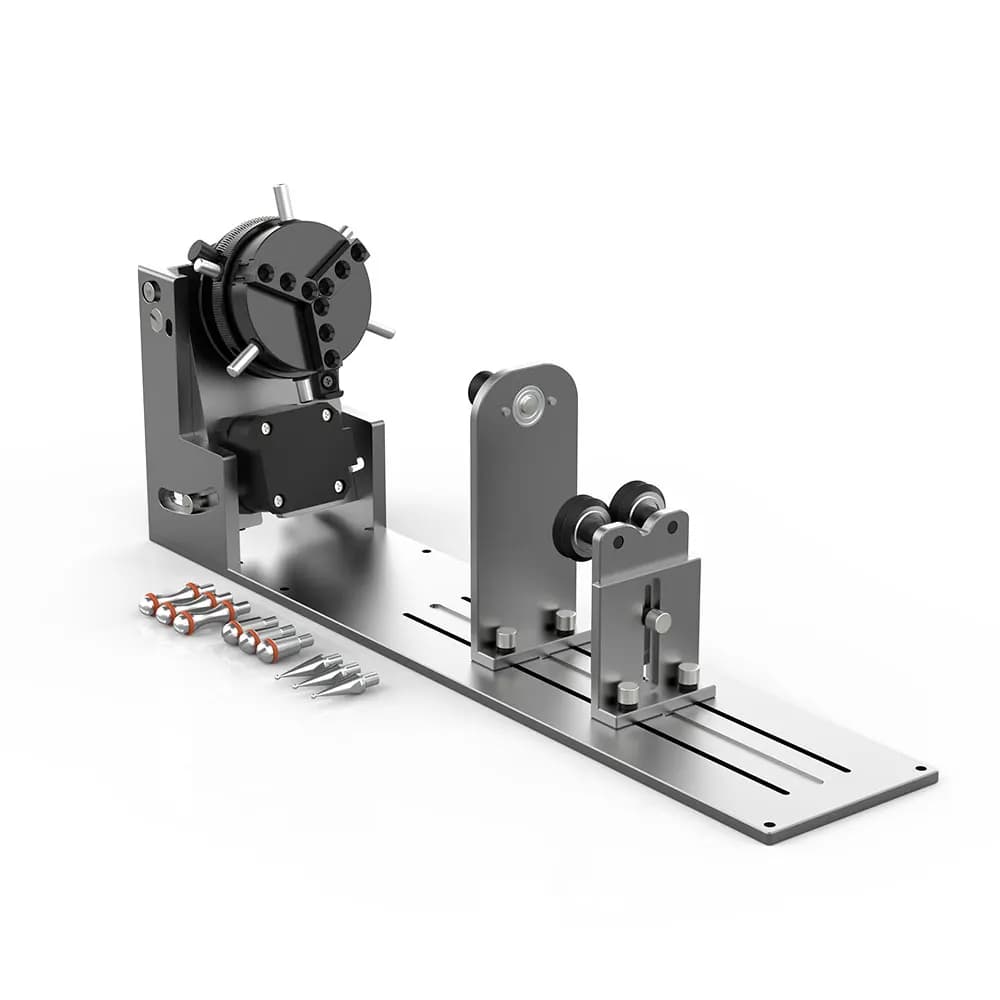 All-New 9-in-1 Micron-Level Rotary Attachment for Laser Engraver NEJE R6 A-Axis Quick Operation Chuck Rotary Roller Laser Rotary