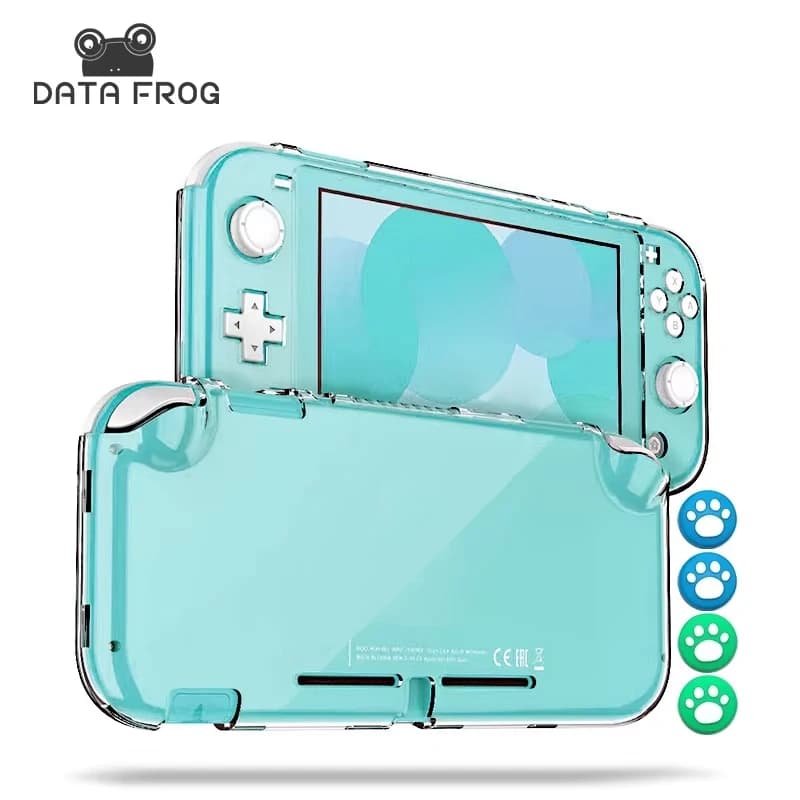 DATA FROG Switch Lite Console di gioco Custodia in cristallo con copertura completa Accessori protettivi antiscivolo NS