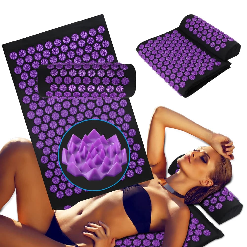 Yoga Mat for Typing Kuznetsov Applicator Bearing Massage Senses for Body with Tips Cushion Fitness Pilates Massage