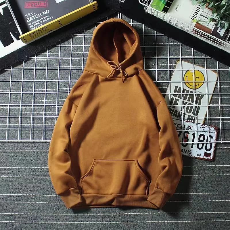 Blank Fleece Fashion Hoodies Men Pull Over Wholesale Hooded Sweatshirt Unisex Cheap Solid Hoodie In Bulk Sudaderas Con Capucha