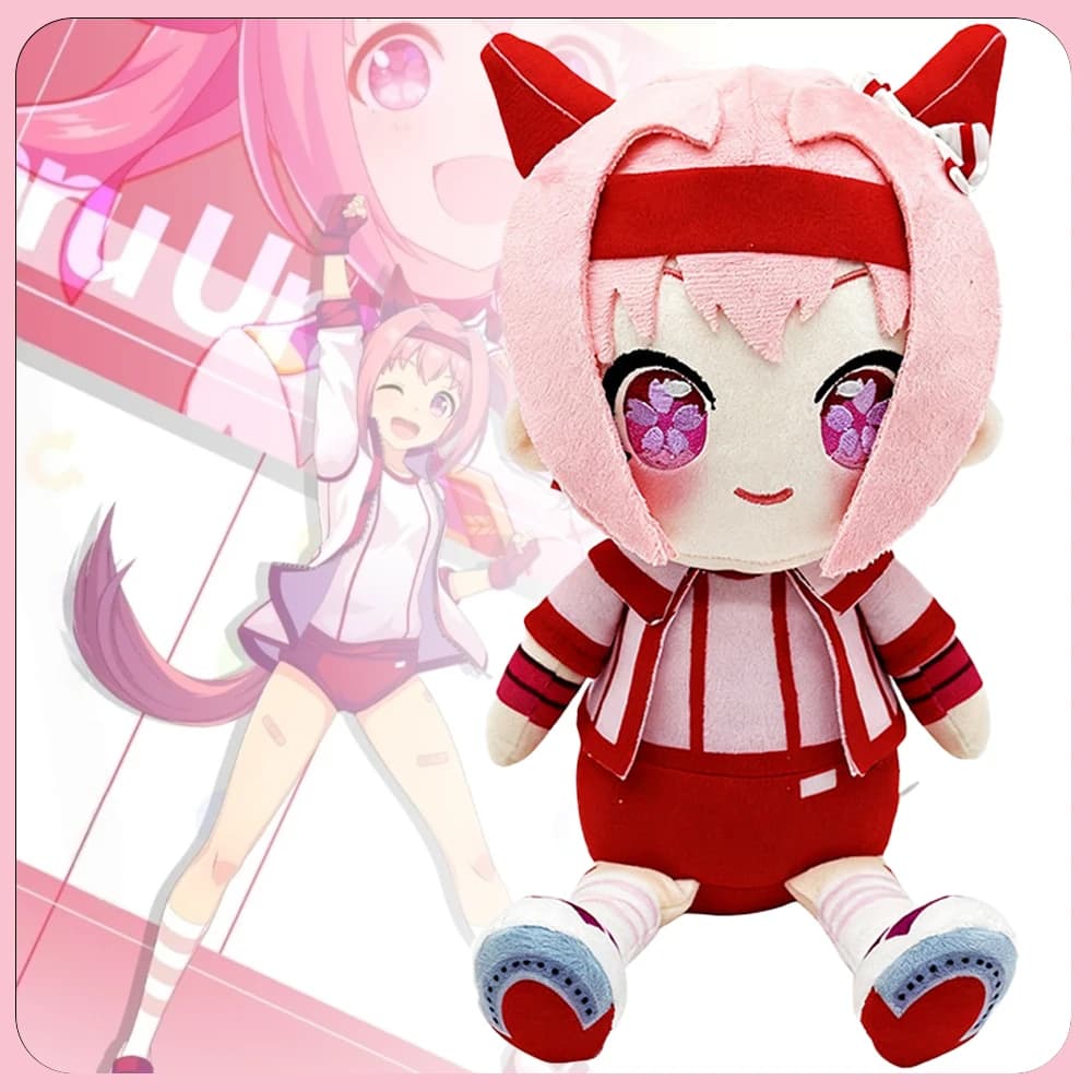 23 centimetri Nuovo Uma Musume Pretty Derby Peluche Giocattoli Film Animali di Peluche Simpatico Cartone Animato Morbido Haru Urara Bambole Periferia per i Ventole Regali