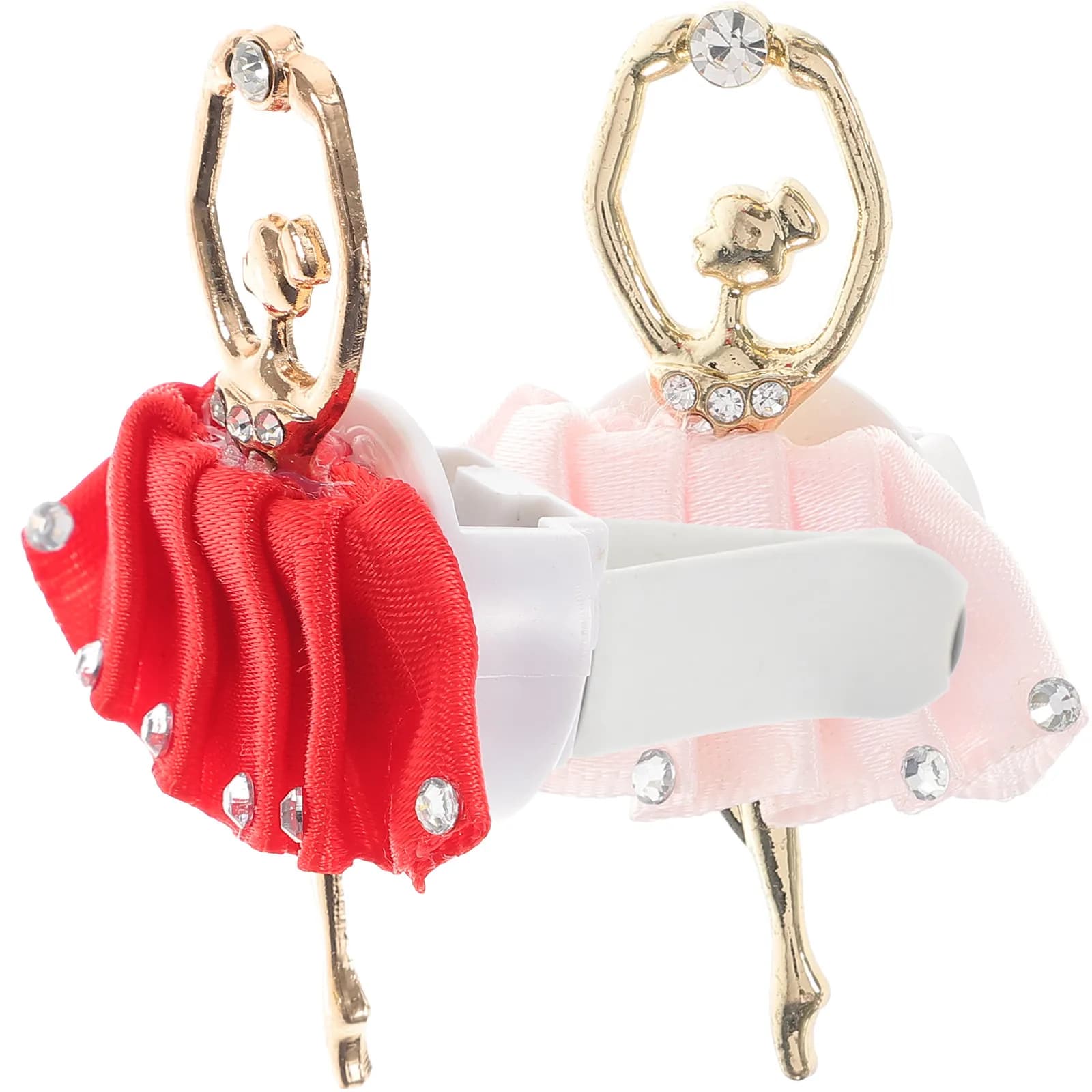2 Pieces Deodorant Auto Clip with Perfume Ballerina, Car Interior Ornament, Aromatherapy Diffuser, Perfume Decoration for Car Bags