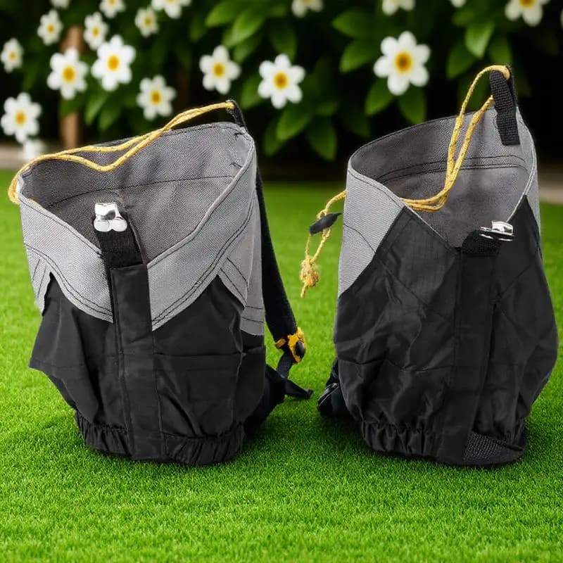 Waterproof Gaiters Lightweight Nylon Hiking Boot Gaiters Black Sand Mud Windproof Outdoor Hiking Walking Fishing Hunting