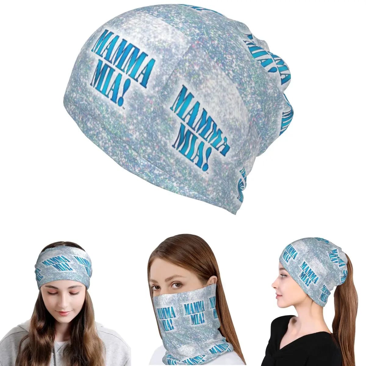Mamma Mia 2 Bandana, Multifunction Scarf, Cycling Scarf, Men's and Women's Beret, Breathable