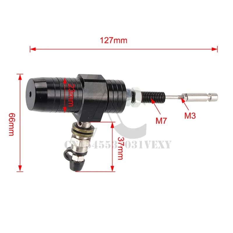 Motorcycle Hydraulic Clutch Master Cylinder Brake Pump M10x1.25mm CNC Aluminum Alloy for Off Road Motorcycles Dir Bike Motos