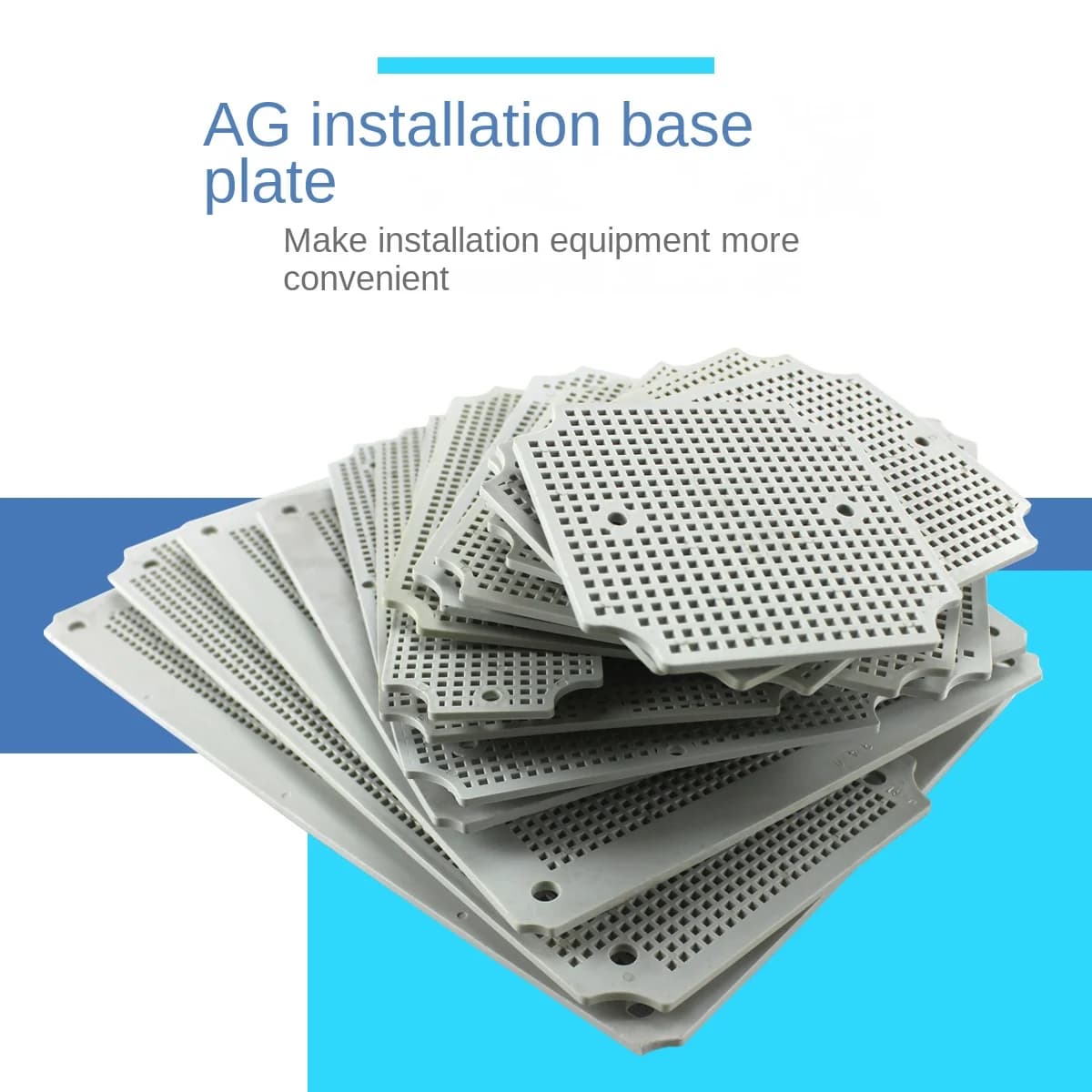 Base plate for mounting ABS honeycomb base plate for waterproof joint box fixed base plate for external monitoring