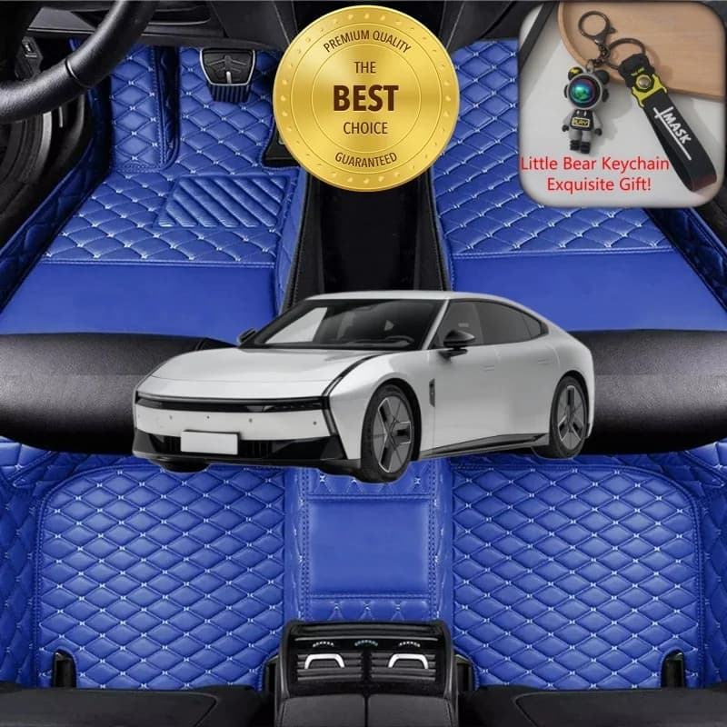 Customized Auto Car Mats for XPeng P7, Auto Accessories, Custom Waterproof Mats, Left/ Right Guide Mats
