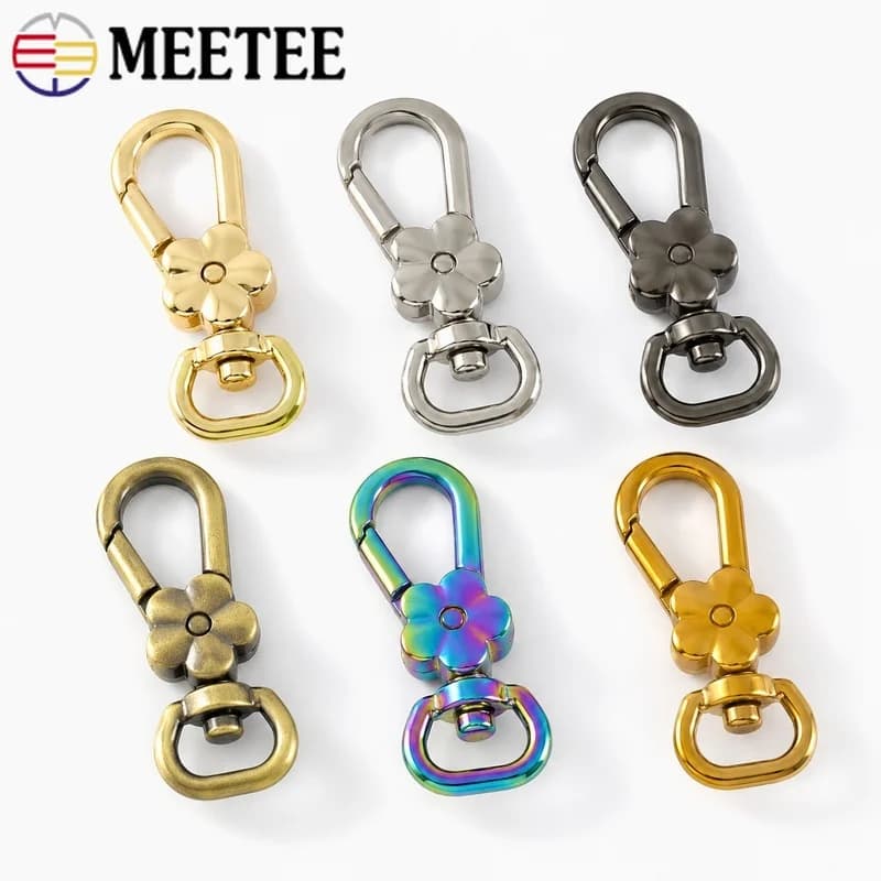 2-10Pcs 9/13mm Zinc Alloy Swivel Snap Hook Trigger Clasp for Handbag Strap Chain Keychain Purse Leather Craft Hardware Accessory