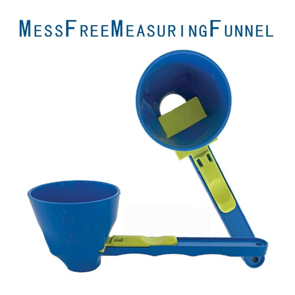 2 pieces spoon funnel for protein powder plastic creative milk powder spoon slide egg yolk funnel separation spoons dispensers