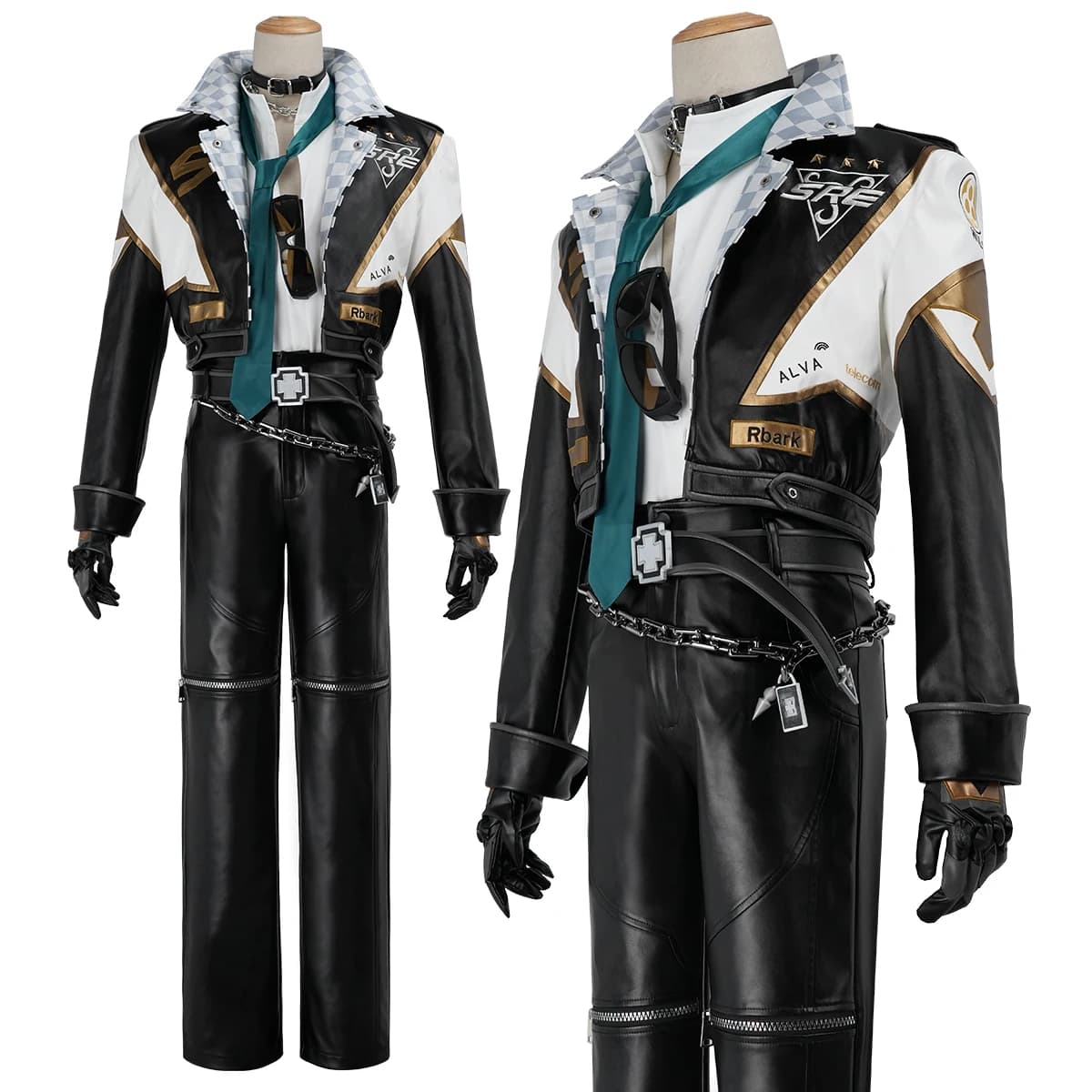Costume Cosplay HOLOUN Richard Sterling Identity V Knight per Anime Convention, Halloween, Natale - Cappotto, Pantaloni, Camicia, Collana Choker