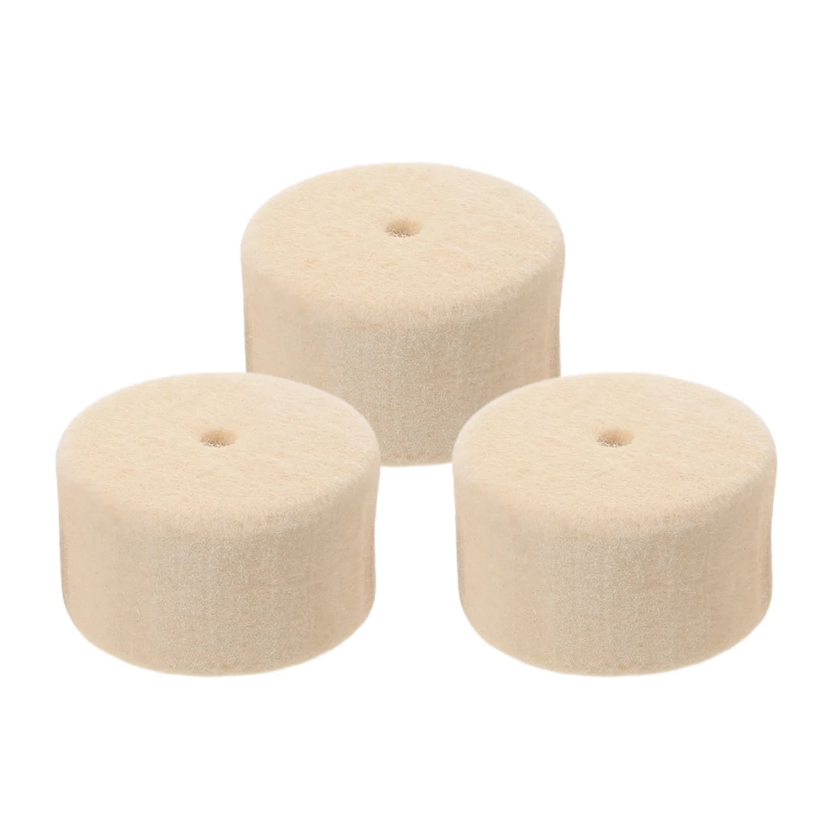 3 Pezzi Cuscinetti in Feltro di Lana per Bacchette da Jazz, Accessori di Ricambio per Martelli e Pedali, Protezioni per Strumenti Musicali