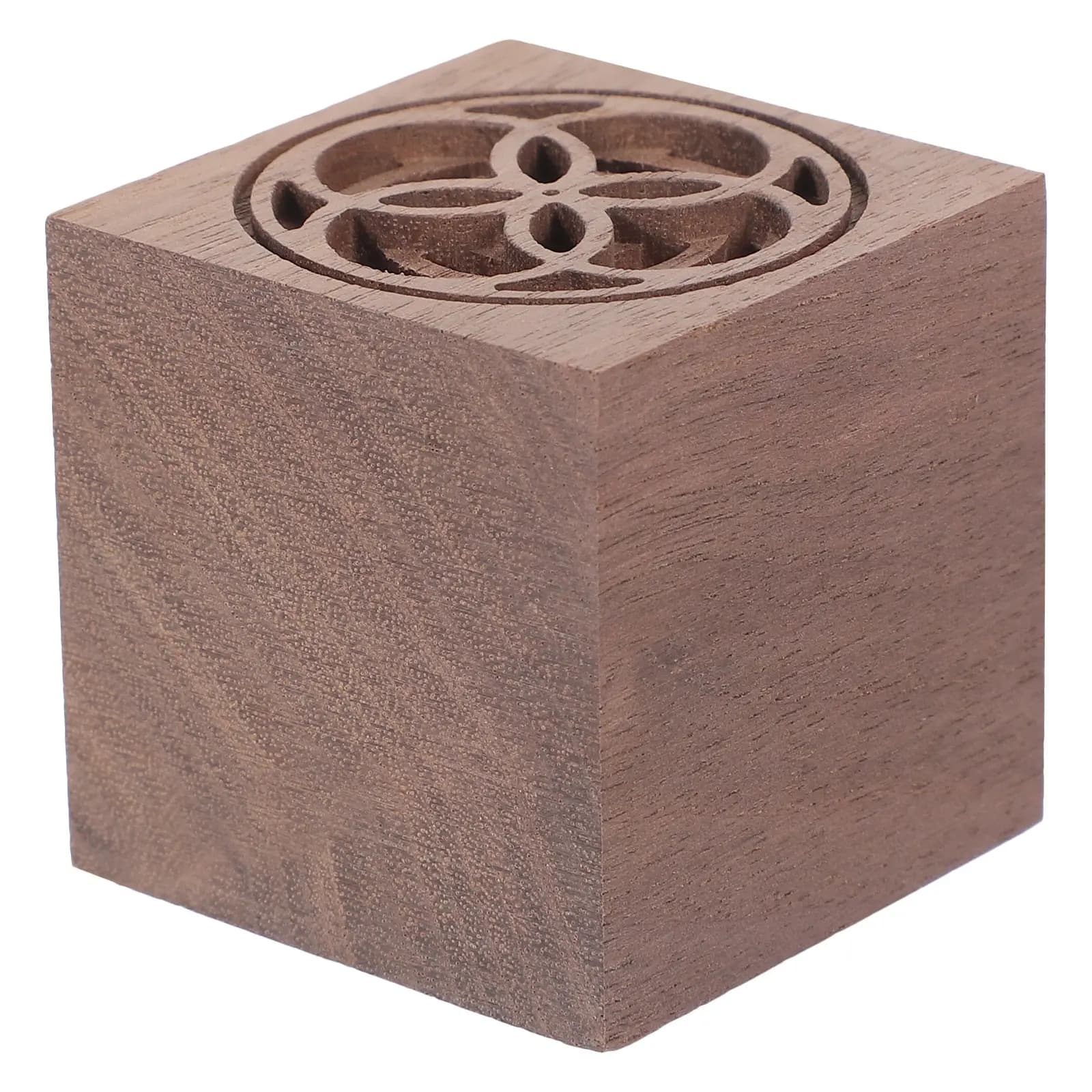Diffusore di Aromi in Legno Naturale a Forma di Cubo per Auto, Casa, Ufficio, Sala Yoga, Decorazione in Legno per Aromaterapia con Oli Essenziali