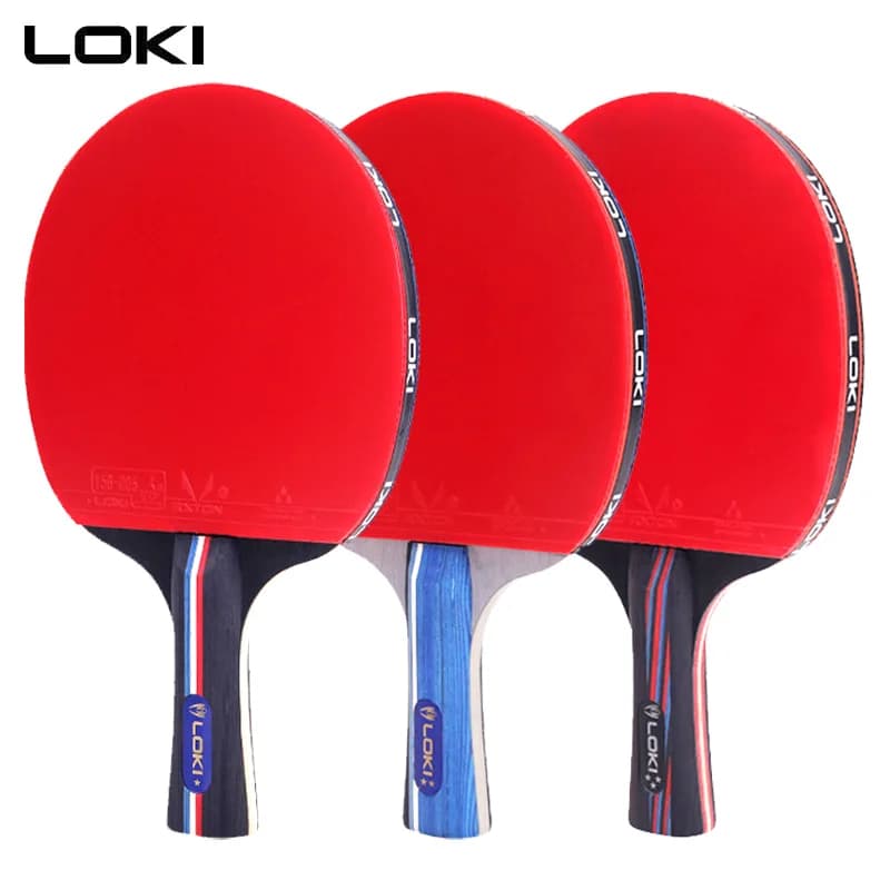 LOKI Ping Pong Rack Series X 1 2 3 Stars Ping Pong Paddle Ping Pong Rack Recreational Mace for Entry Players
