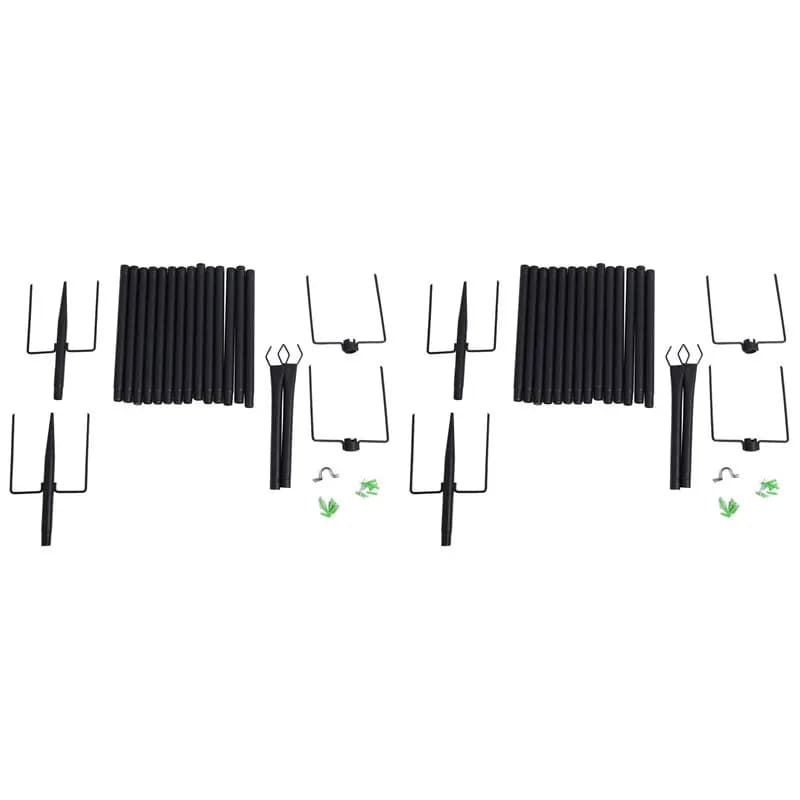 【THANKSGIVING DAY】4 Set String Light Poles String Yard Light Poles Outdoor String Light Poles Heavy Duty Garden Light Poles