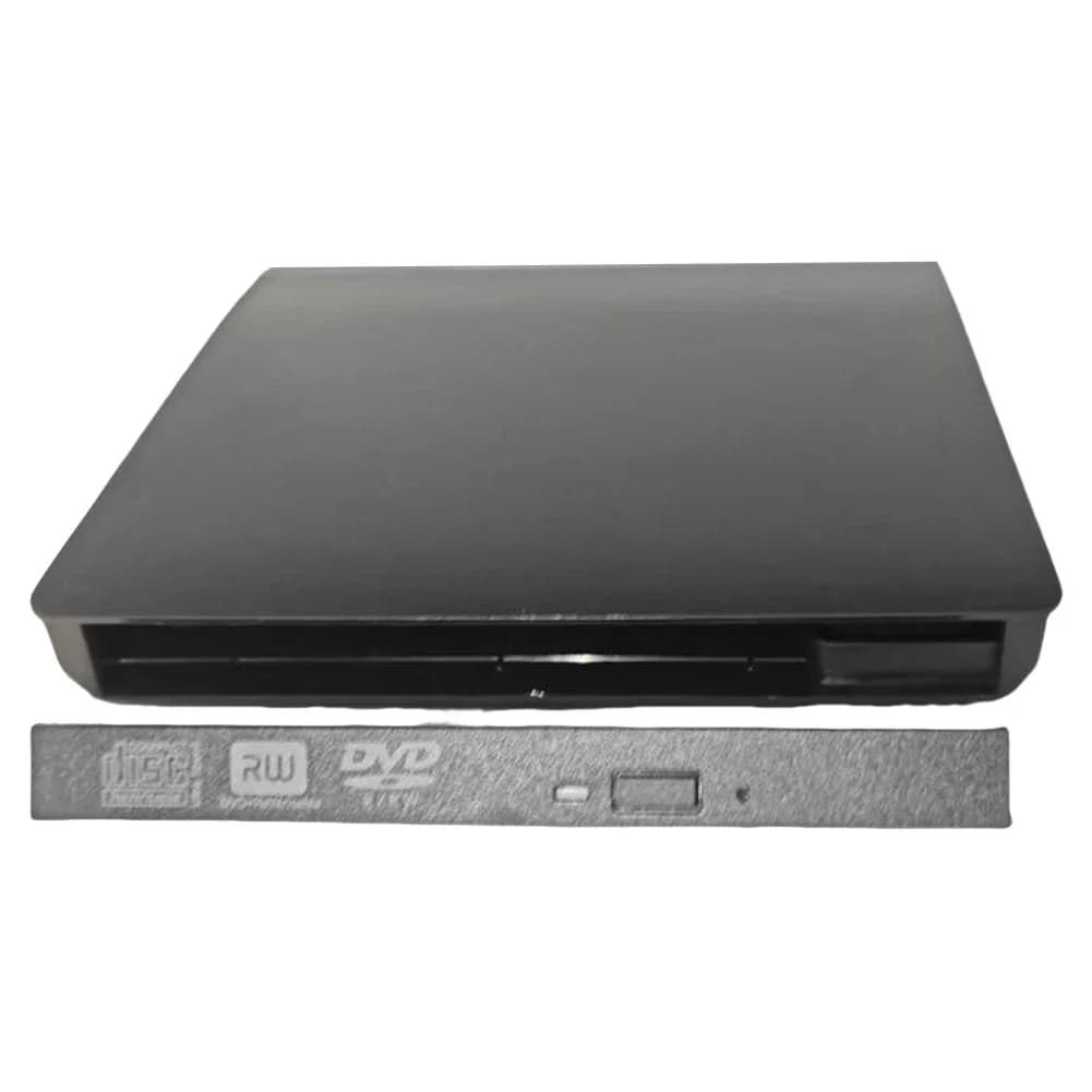 Custodia esterna per DVD sottile USB 3.0/USB 3.0 + Type-C Custodia mobile esterna da USB a SSD Caddy da 9,5 mm/12,7 mm per notebook portatile
