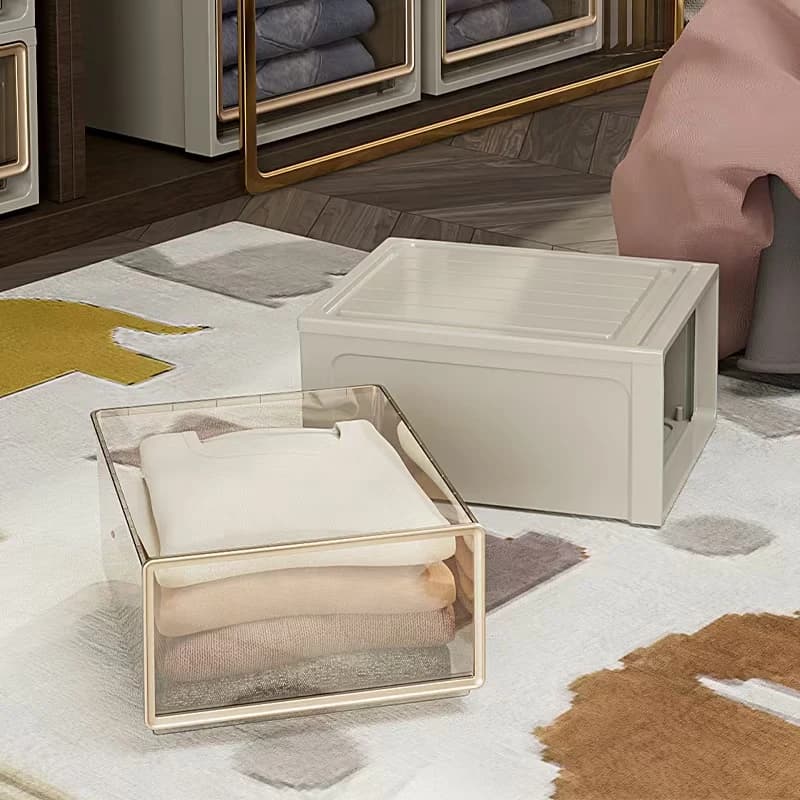 Multi-Functional Drawer Stackable Storage Box - Clothes Shoes Cosmetics Jewelry Underwear Home Organizer 1pc